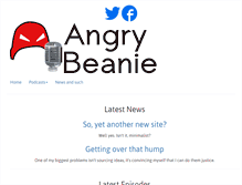 Tablet Screenshot of angrybeanie.com